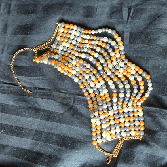 Beaded choker necklace, Brand New - Picture 5 of 5